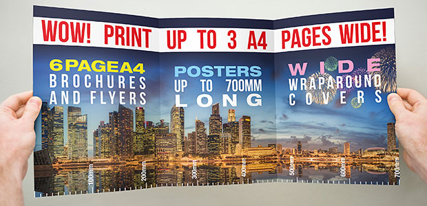 print up to 700mm wide